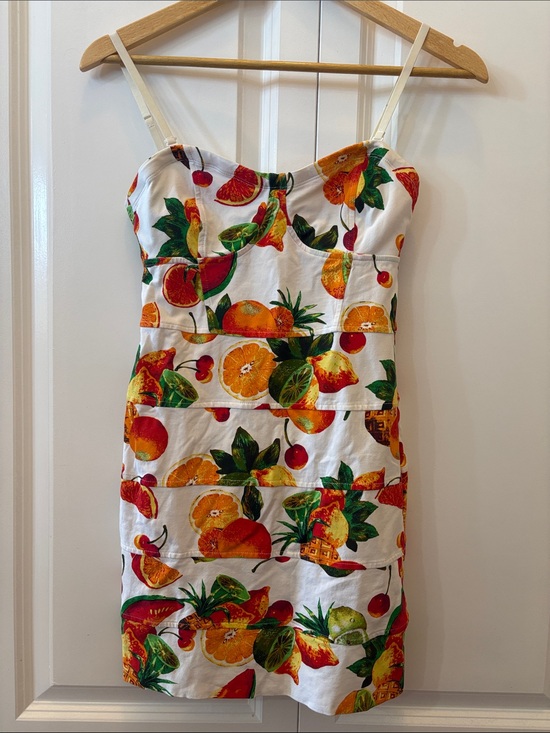 Talula Dresses & Skirts - Talula White Citrus Print Sundress